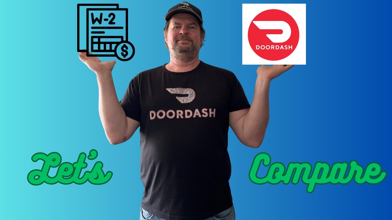 Сравнение работы по трудовому договору (W2) и работы по контракту (DoorDash): плюсы и минусы.