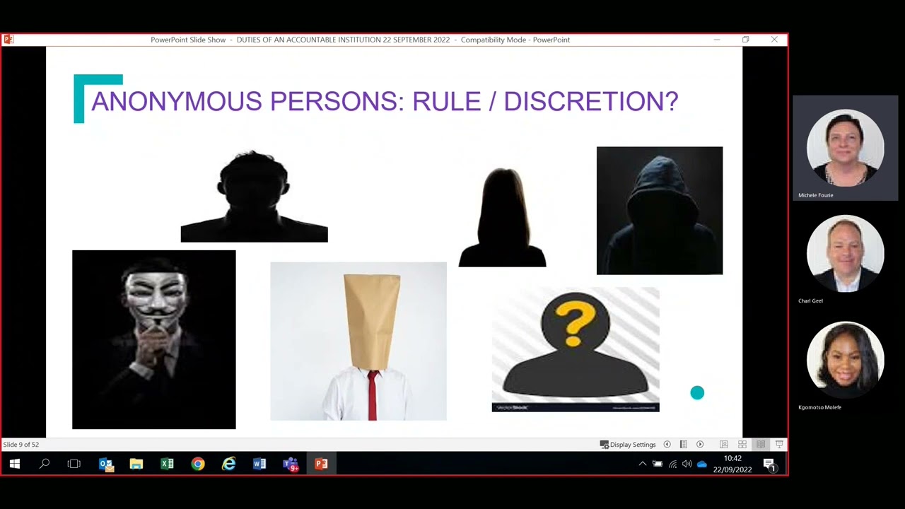 FAIS Webinar: The duties of an accountable institution