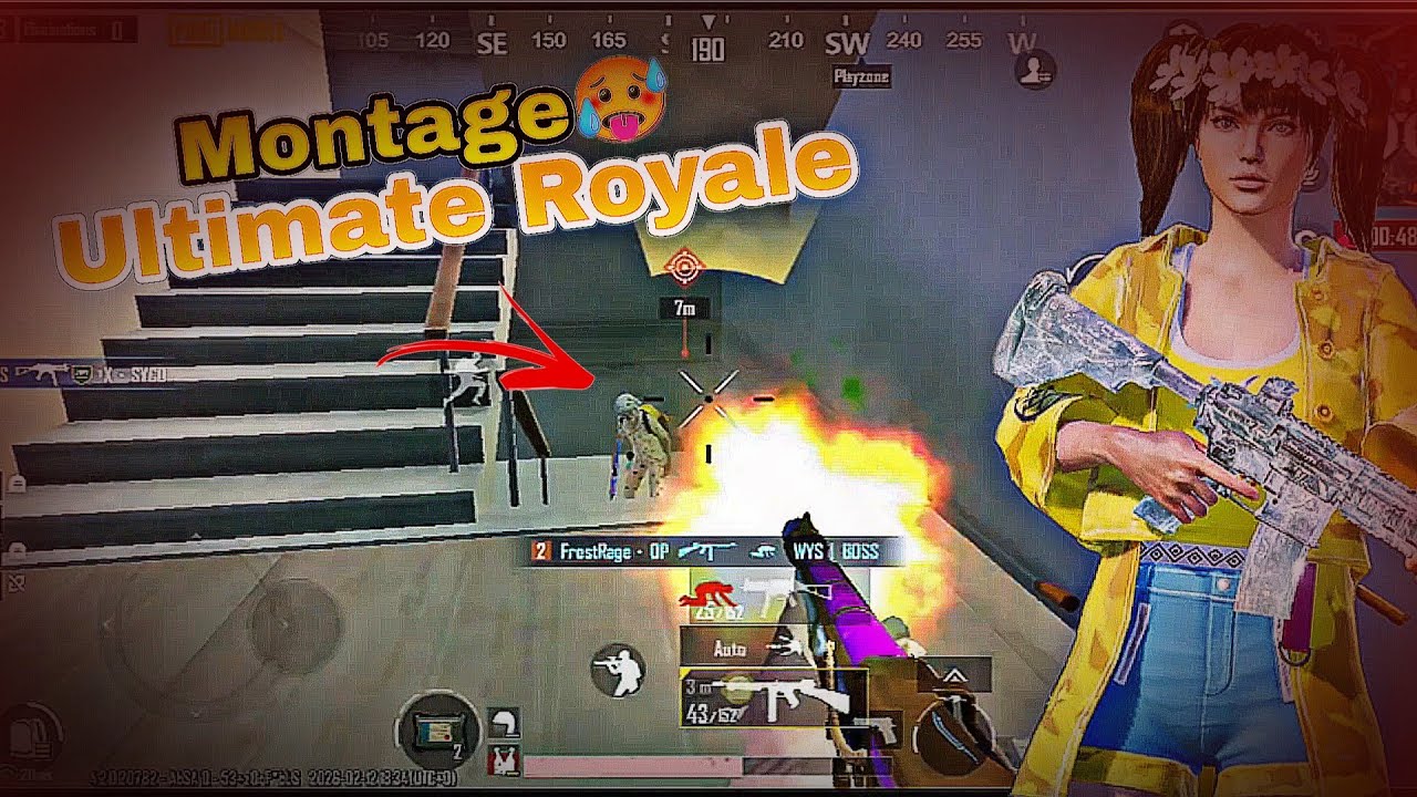 Pubg Mobile | The Skills You Need |💥🥵 Ultimate Royale Intense Cluches Montage Gameplay Frostrage OP