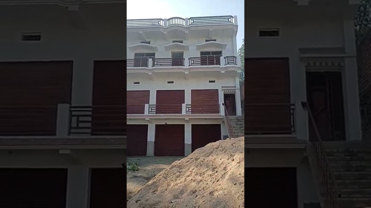 Front Elevation with shops | House Construction Work | BuildTech |Shorts|