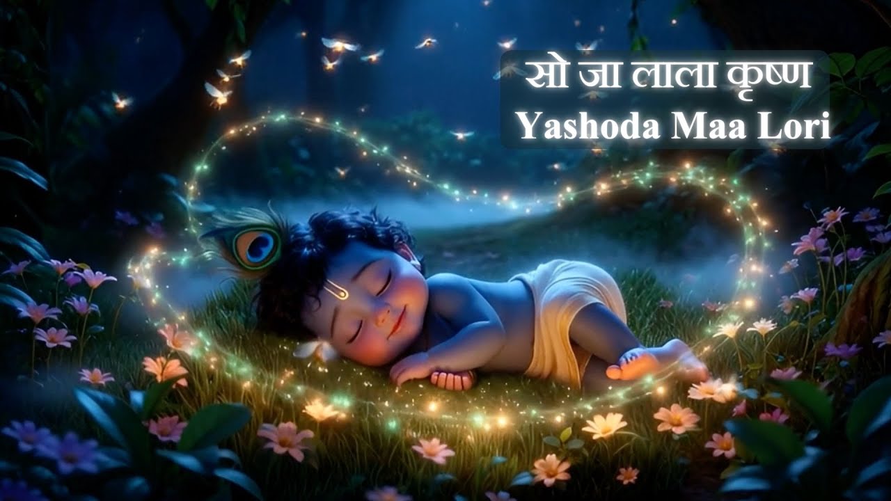 सो जा लाला कृष्ण | Yashoda Maa Lori | Baby Krishna Sleep Song | Kids Bedtime