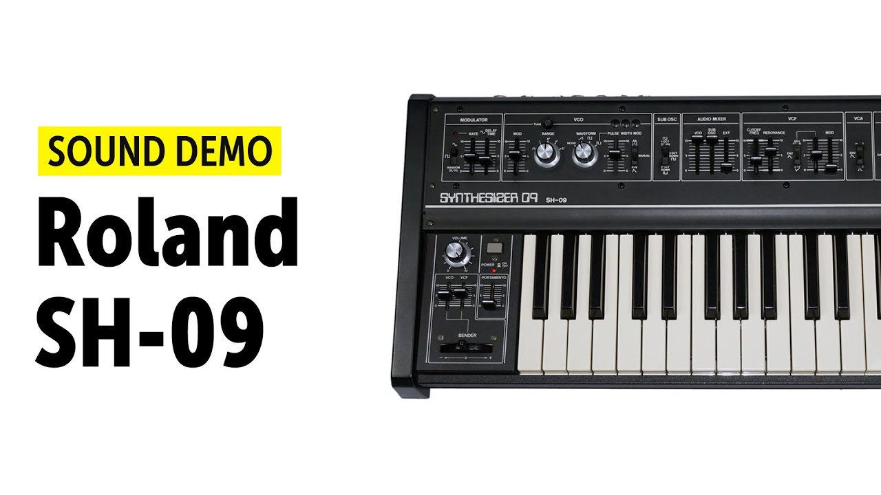 Roland SH 09 Sound Demo (no talking)