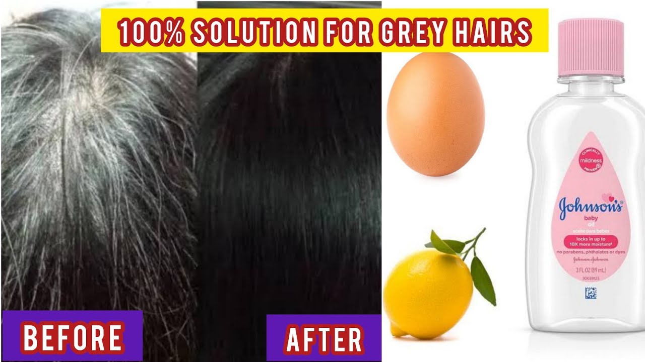 White grey hair turn to black naturally hair permanently with 3 ingredients | amna talha.