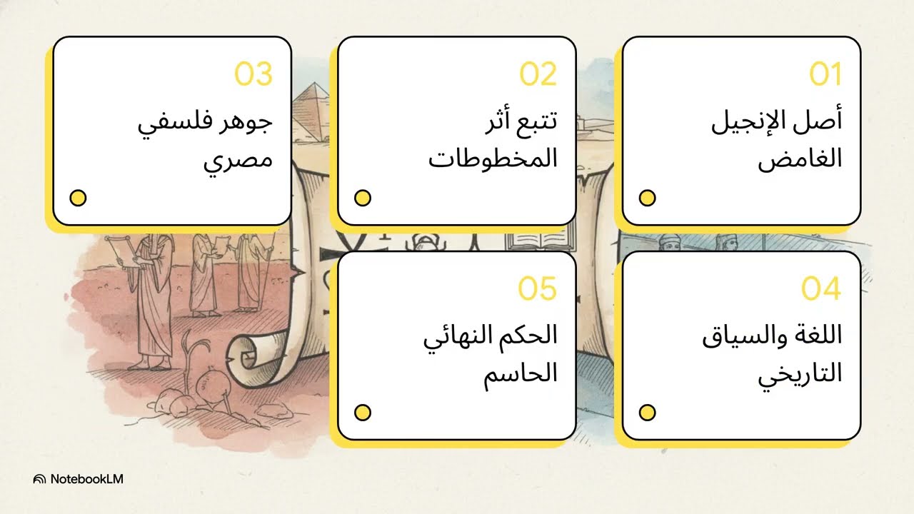 النشأة المصرية لأنجيل توما