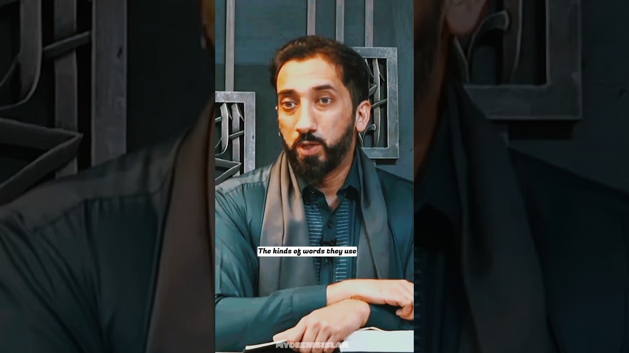 You cut down on bad company | Nouman Ali Khan