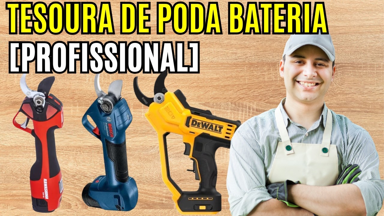 Guia de Compra: Melhores Tesouras de Poda a Bateria para Profissionais em 2025