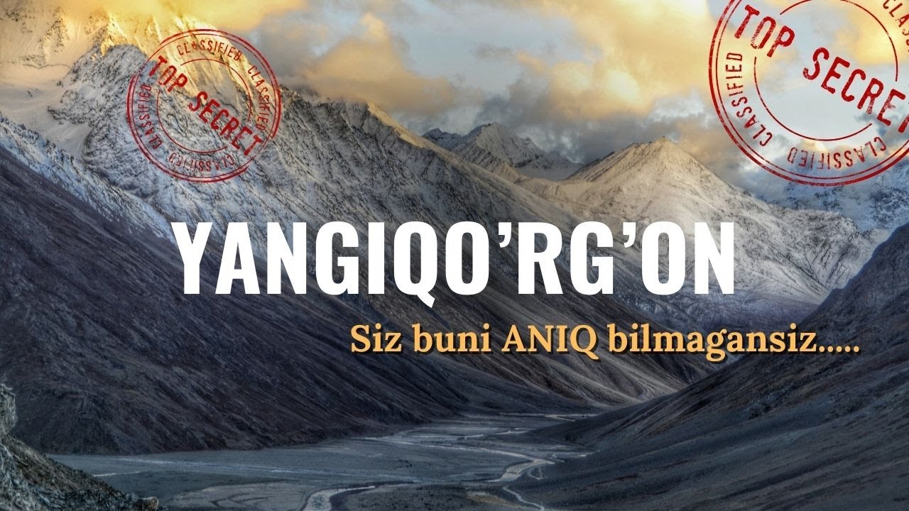 Yangiqo'rg'on haqida siz bilmagan sirlar va ajoyibotlar.....