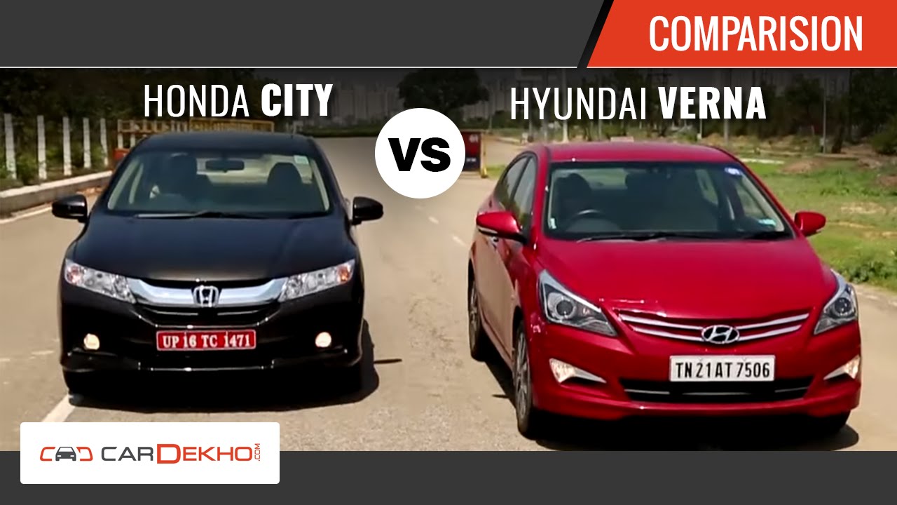 2015 Honda City Vs Hyundai Verna I Comparison Review I CarDekho.com