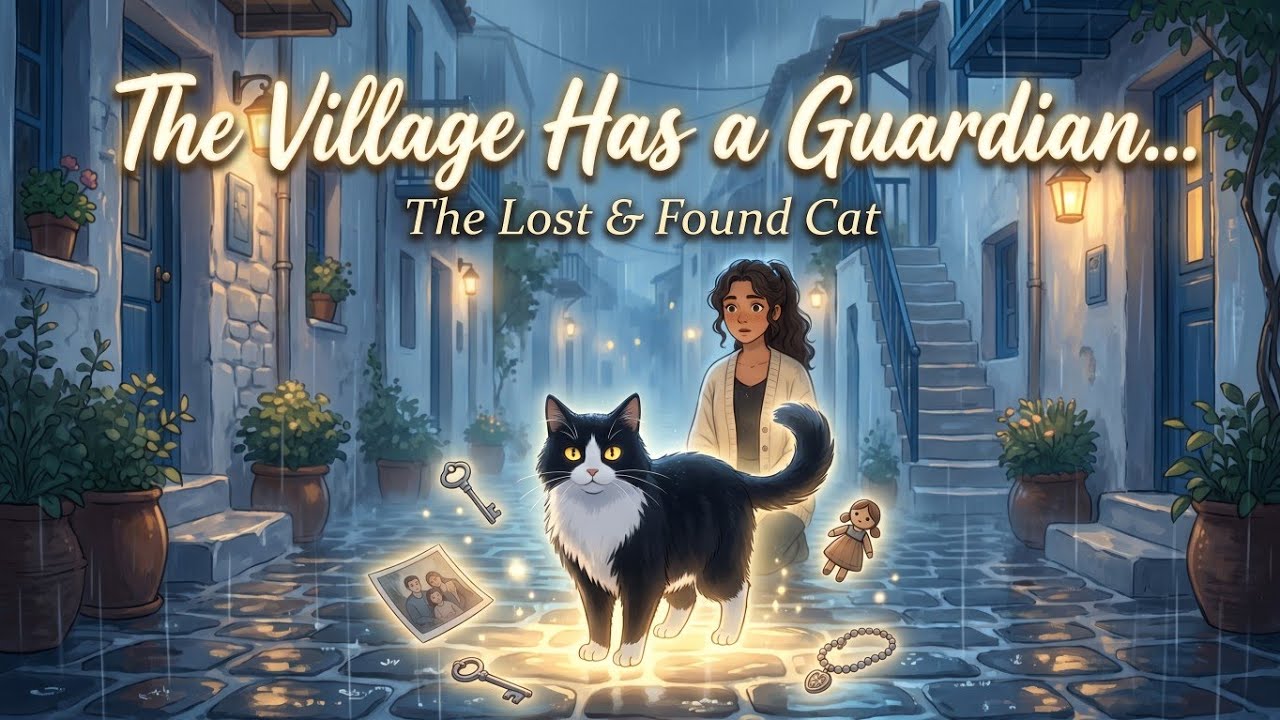 Ghibli‑Style Anime Cat Story&ndash;The Lost & Found Guardian of the Village