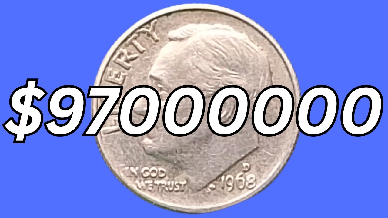 Дайм за 97 миллионов долларов! Ошибочная монета Рузвельта 1968 D &mdash; самый ценный дайм из когда-либ...