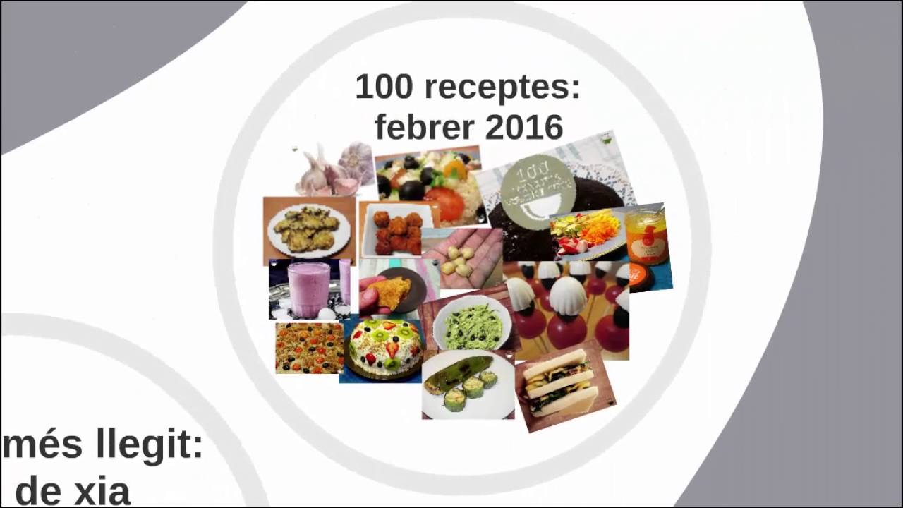 Primer aniversari Receptes Vegetarianes