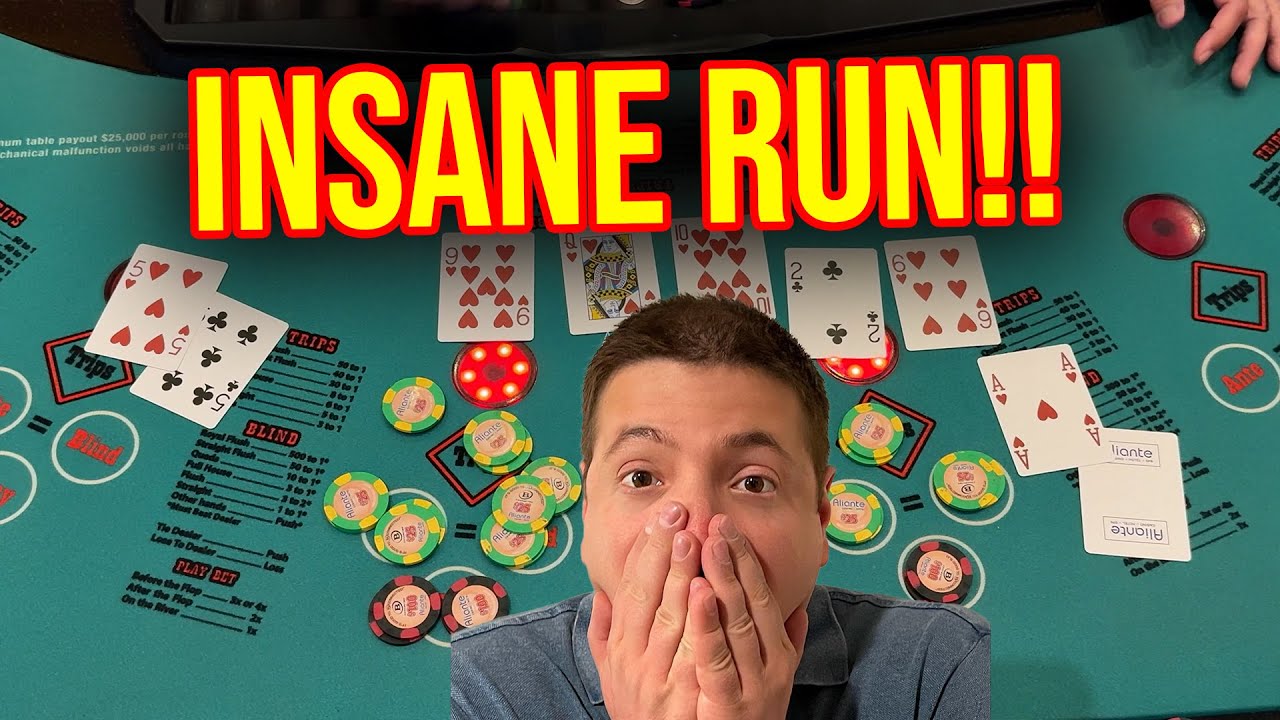 WINNING HUGE!! ABSOLUTELY CRUSHING ULTIMATE TEXAS HOLD'EM IN LAS VEGAS!! #poker