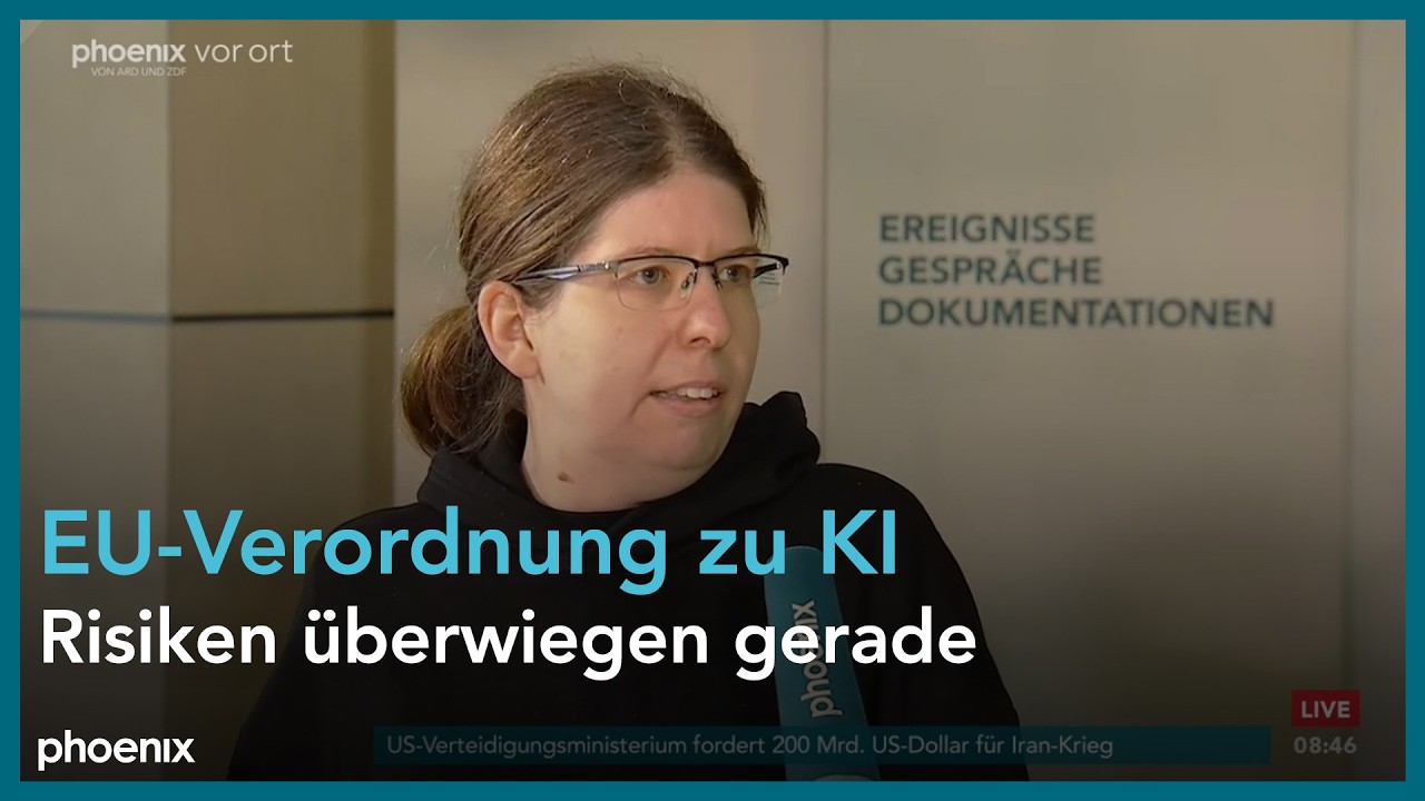 bundestagsgepräch mit Carolin Wagner und Sonja Lemke zur EU-Verordnung über KI am 20.03.26