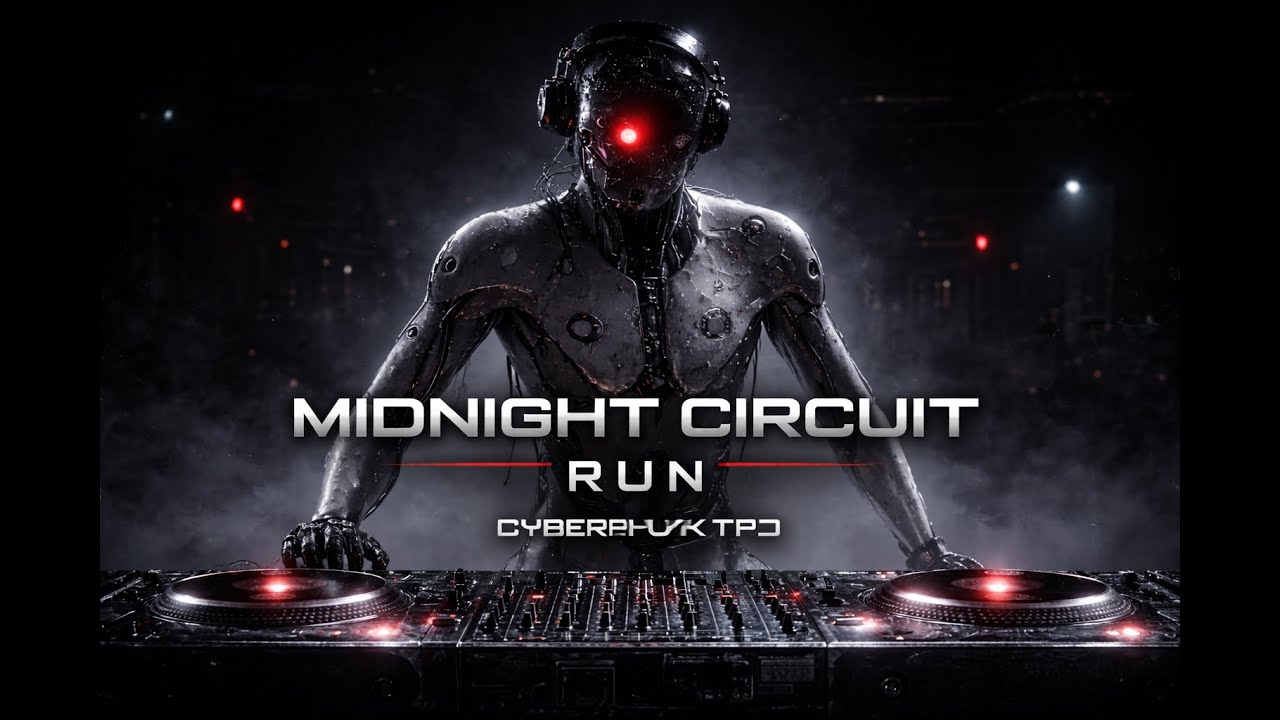 Midnight Circuit Run 👁️ Cyberphunk Trap | DJ RED WATCH