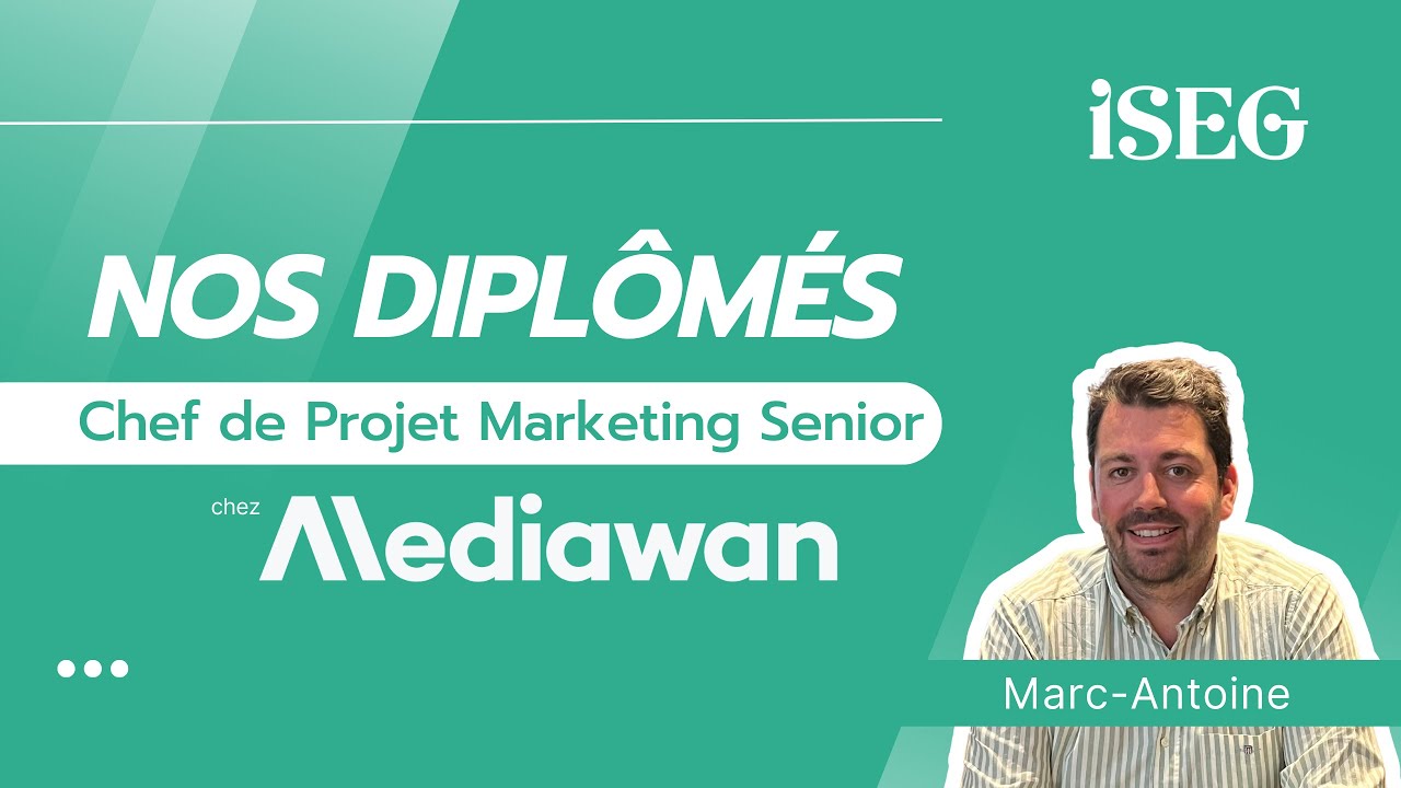 Marc-Antoine, Chef de projet marketing