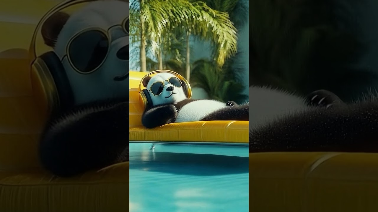 Lo-Fi Lounge Summertime Pandas & Rainbows ☀️ | 1 Hour of Summertime Chill Beats