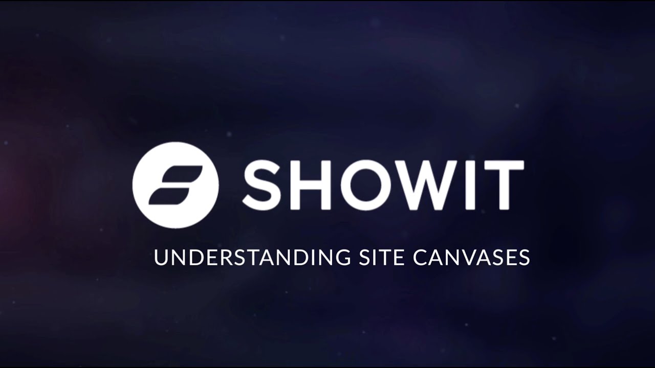 Site Canvas Basics