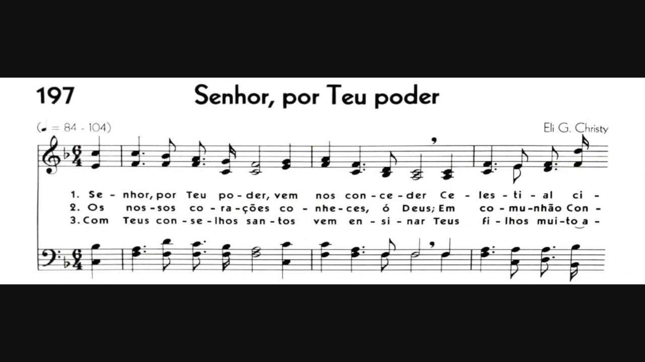 Hinário 5 CCB - Hino 197 - Senhor, por Teu poder - Strings - Teclado Yamaha PSR S670