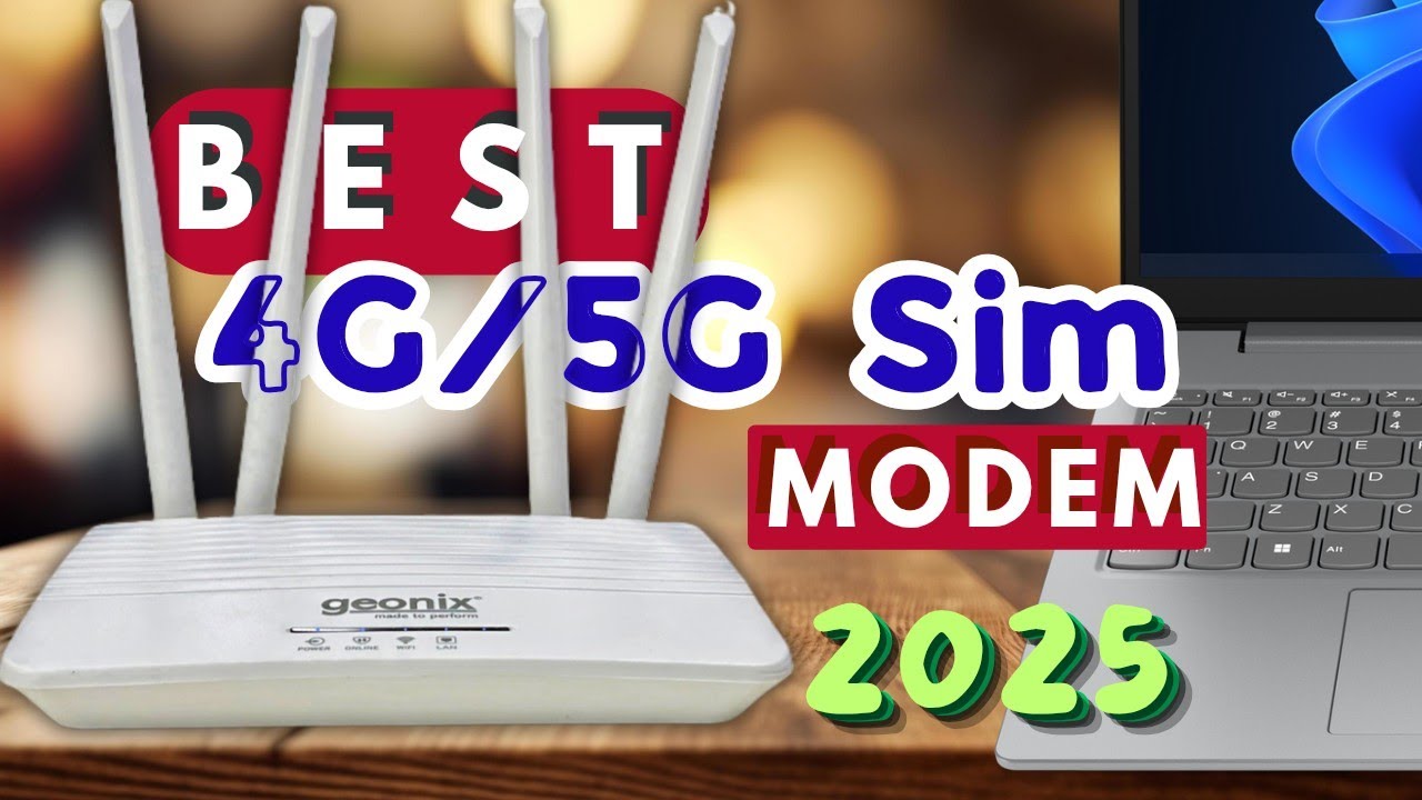 🔥 150 Meter WiFi Range with 4 Antennas? Test & Review! GEONIX 4G/5G WiFi 6 Modem WiFi Range & Speed