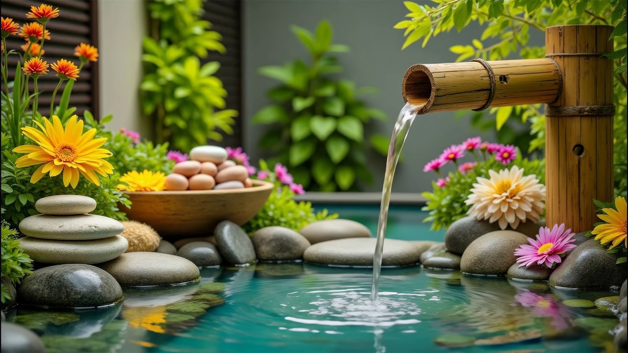 Успокаивающая фортепианная музыка для снятия стресса 🌿 Звуки воды и музыка для медитации
