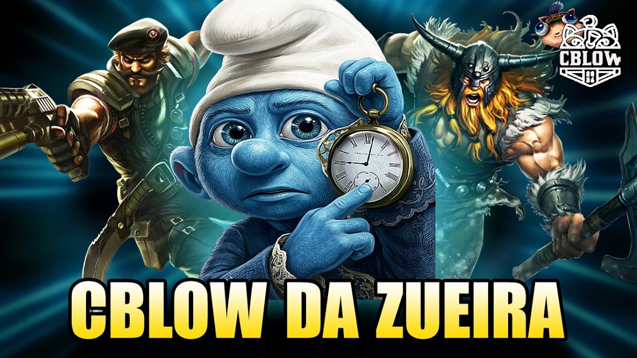 o GANGPLANK MAIS MECANICO do BRONZE - CBLOW MELHORES MOMENTOS