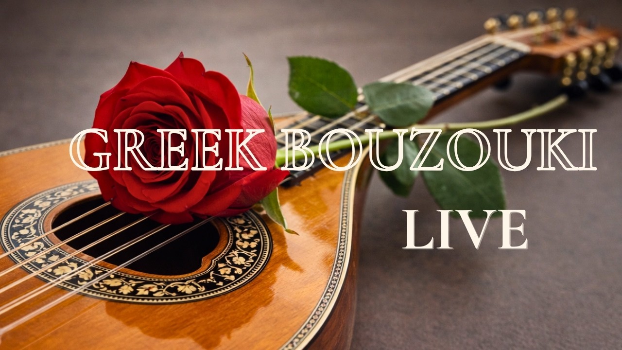 Greek Bouzouki Live 🇬🇷 Luxury Lounge & Café Ambience | Instrumental Background Music