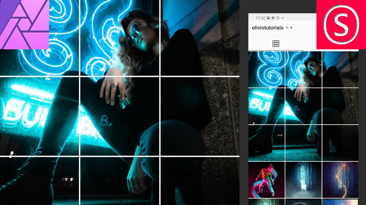 Instagram Carousel + Grid Effect - Affinity Photo Tutorial