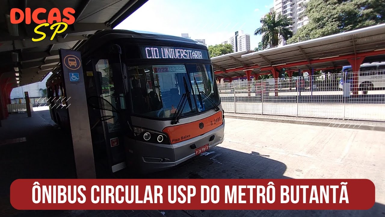 #01 Ônibus circular da USP no metrô Butantã