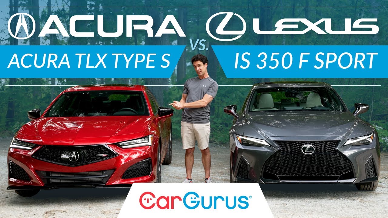 Соревнование спортивных седанов | Acura TLX Type S 2021 года против Lexus IS 350 F SPORT 2021 года