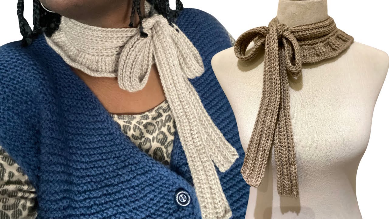 Tuto crochet col vintage à volants facile 🧶 | Col rétro élégant et tendnace pas à pas