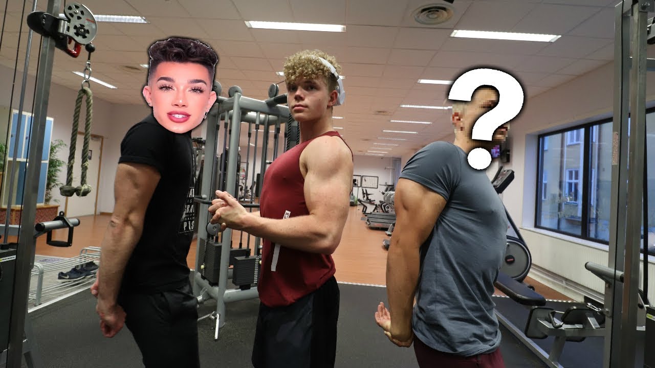 Gym med James Charles & en gymPROFIL!!!