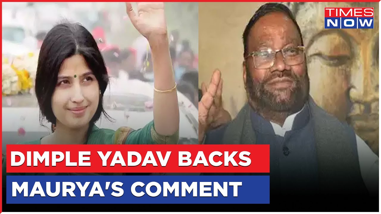 SP MP Dimple Yadav Backs Maurya's Brahmanwad Comment | Latest English News | Political Updates