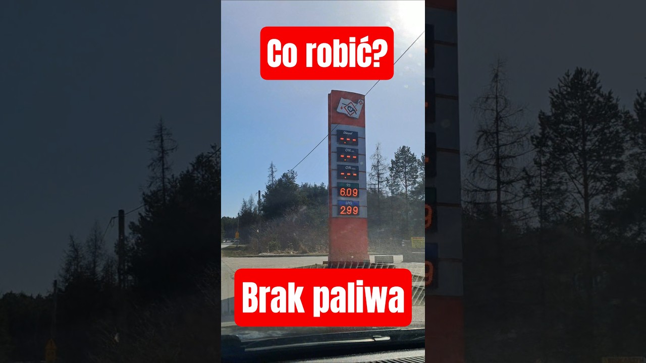 Brak Paliwa- Strach i PANIKA