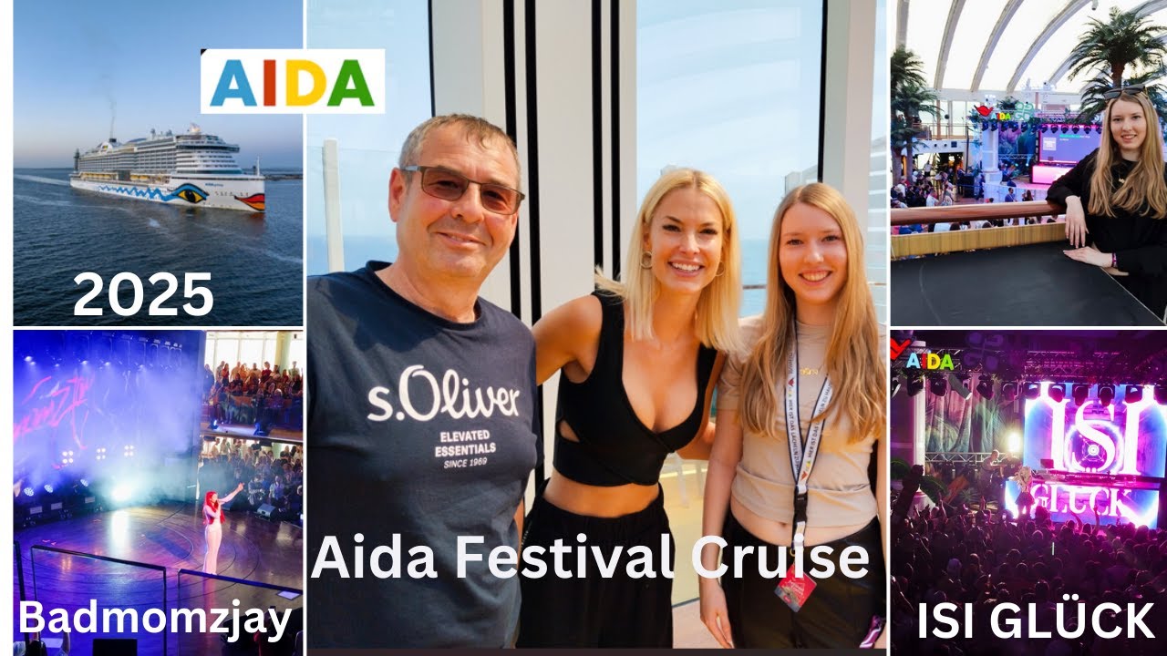 Aida Festival Cruise - 2025 - ISI GLÜCK- Badmomzjay- Aida Prima - Festival Cruise - Aida - Aidaprima