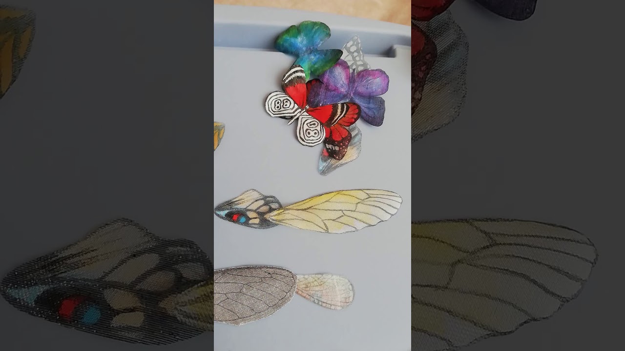 Бабочки из шёлка и органзы. Практические советы.