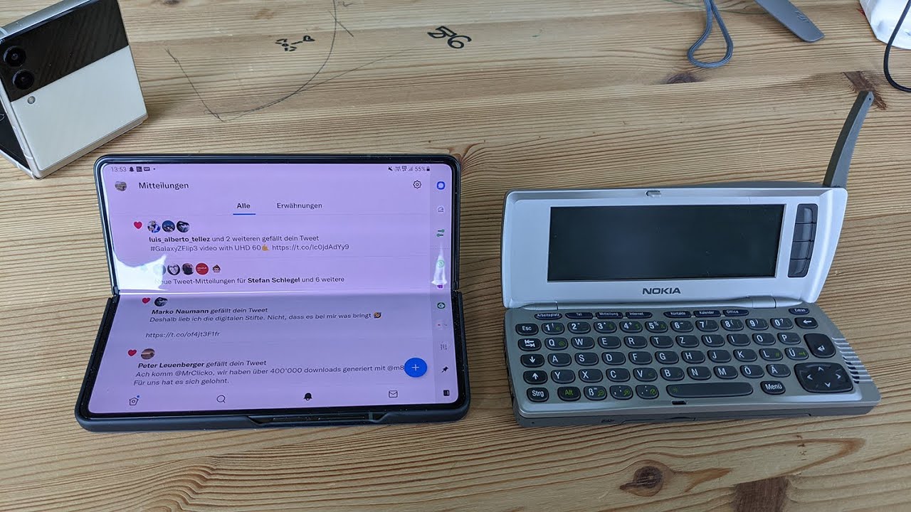 Retro Tech: Nokia Communicator 9210 vs. Samsung Galaxy Z Fold 3