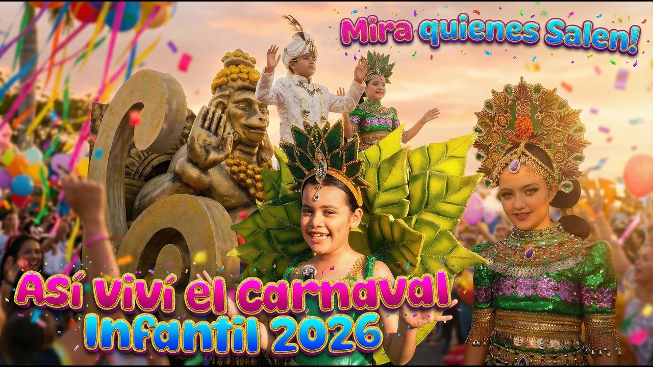 COMPARSA Y CORSO INFANTIL CARNAVAL 2026 - MIRA QUIENES SALEN!