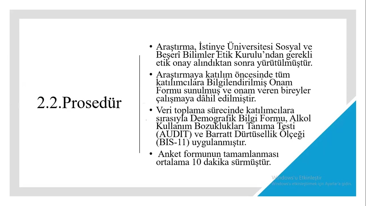 Alkol Kullanımı ve Dürtüsellik, Fidan Jafarova