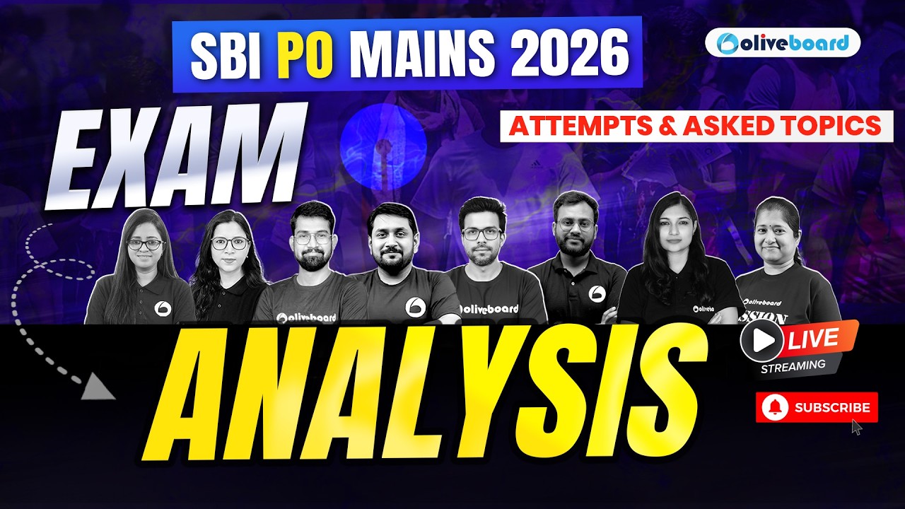 SBI PO Mains 2026 Exam Analysis | Difficulty Level, Attempts & Asked Questions | Oliveboard
