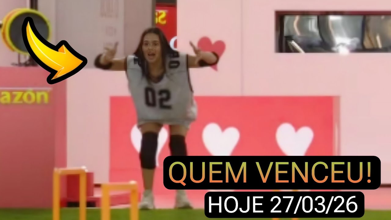BBB 26: QUEM VENCEU A PROVA DO ANJO SAZON AGORA 27/03/2026 VEJA QUEM EST&Aacute; NO MONSTRO