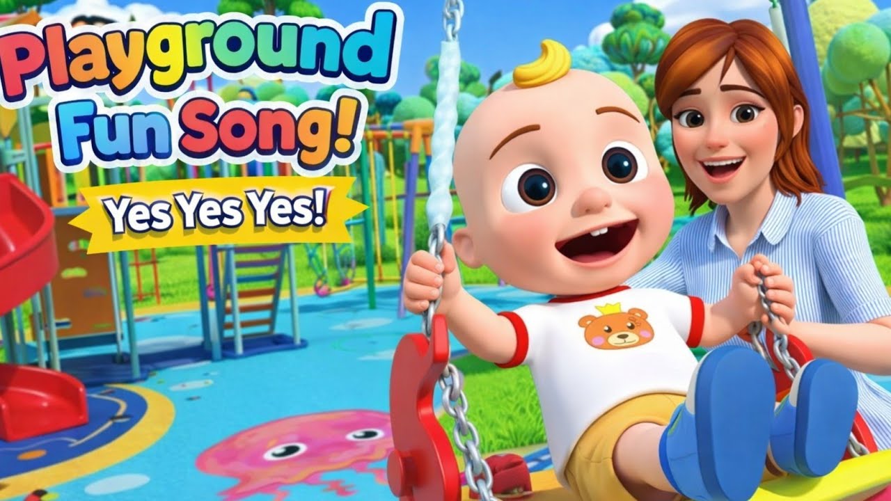 Yes Yes Yes Playground Song! 🛝 Fun Kids Songs | Learn & Play