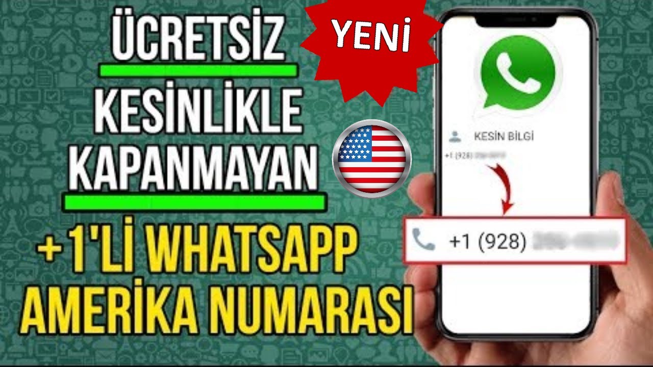 Whatsapp Sahte Numara Alma 2020 [&Uuml;cretsiz +1 Amerika Numarası] - Fake Numara Almak