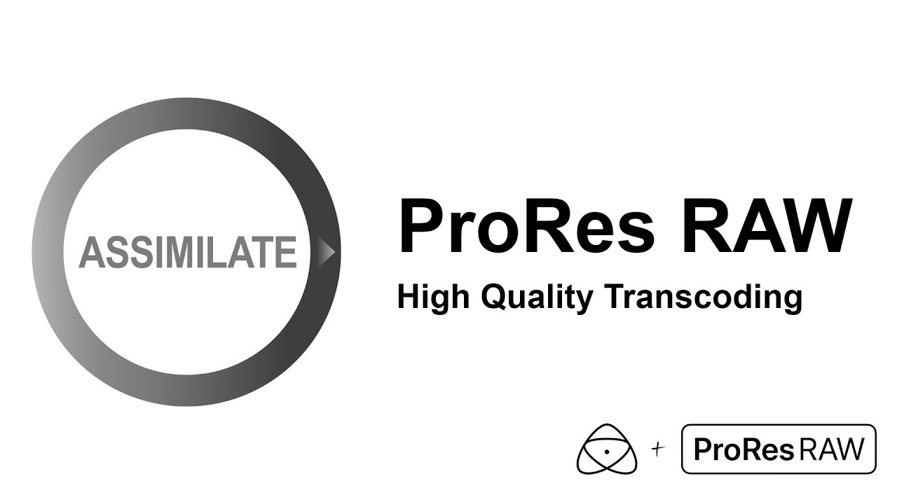ProRes RAW - High Quality Transcoding