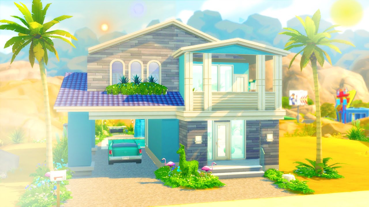 The Sims 4: Speed Build | Modern Desert Blaze