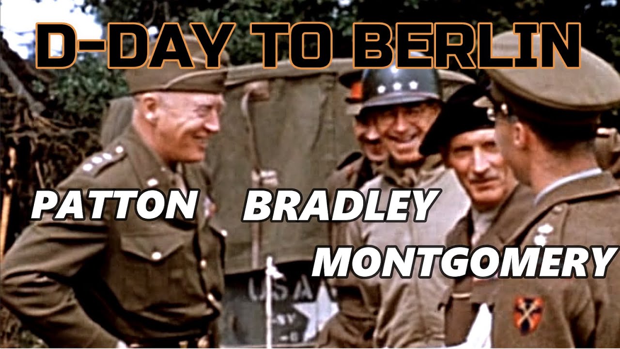 GEORGE STEVENS - D-DAY TO BERLIN - EXCELLENT COLOR FOOTAGE
