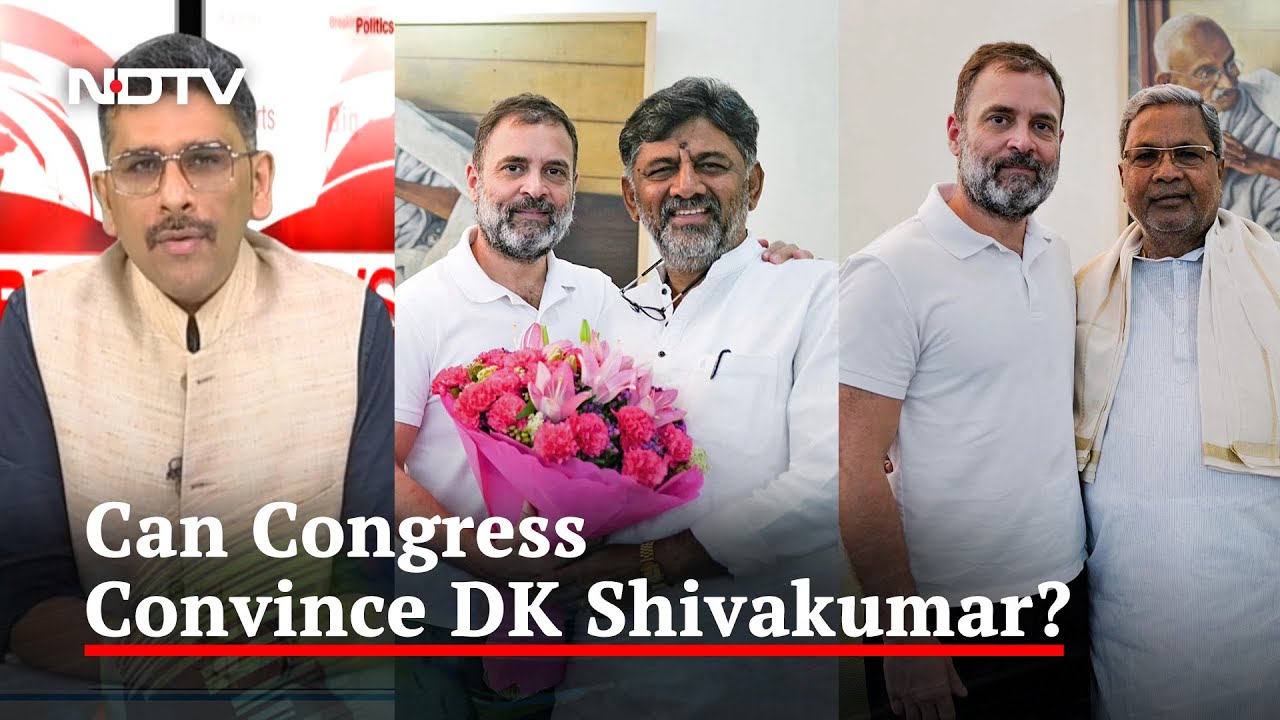 Karnataka Suspense Remains As DK Shivakumar Adamant On Top Post