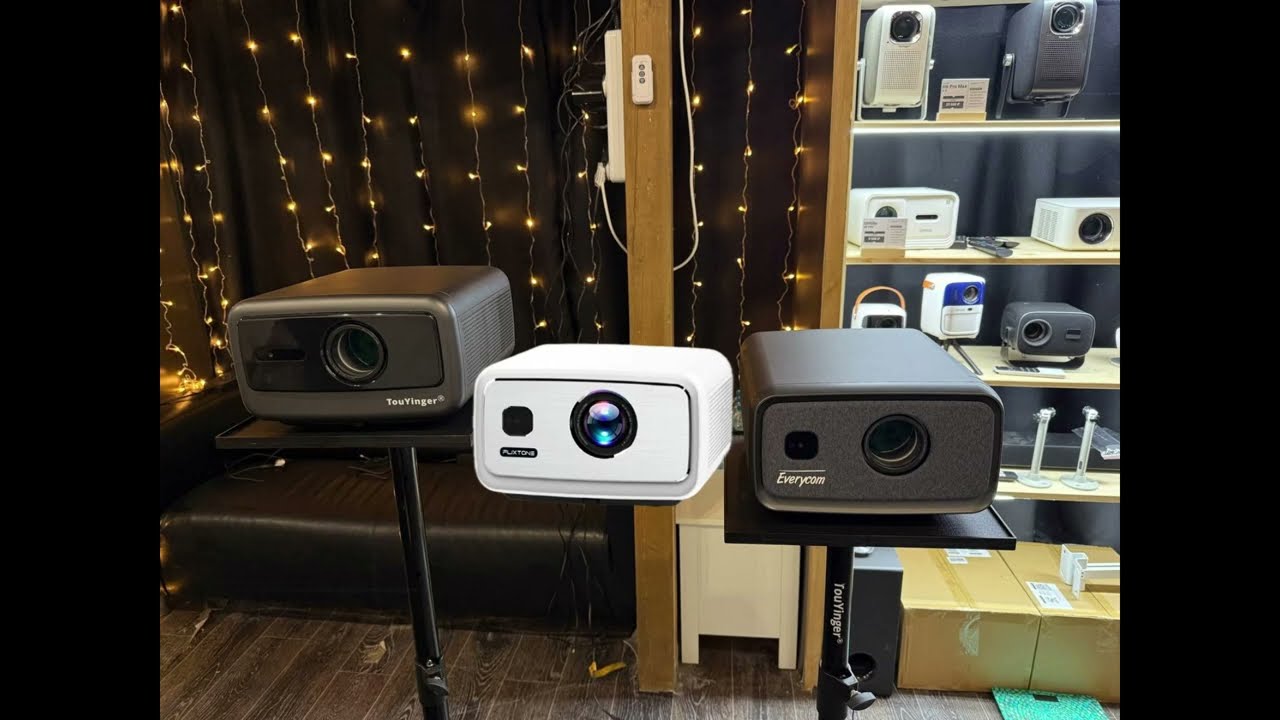 Проекторы TouYinger Q13W. Everycom CubeLite Max. Flixtone D10s
