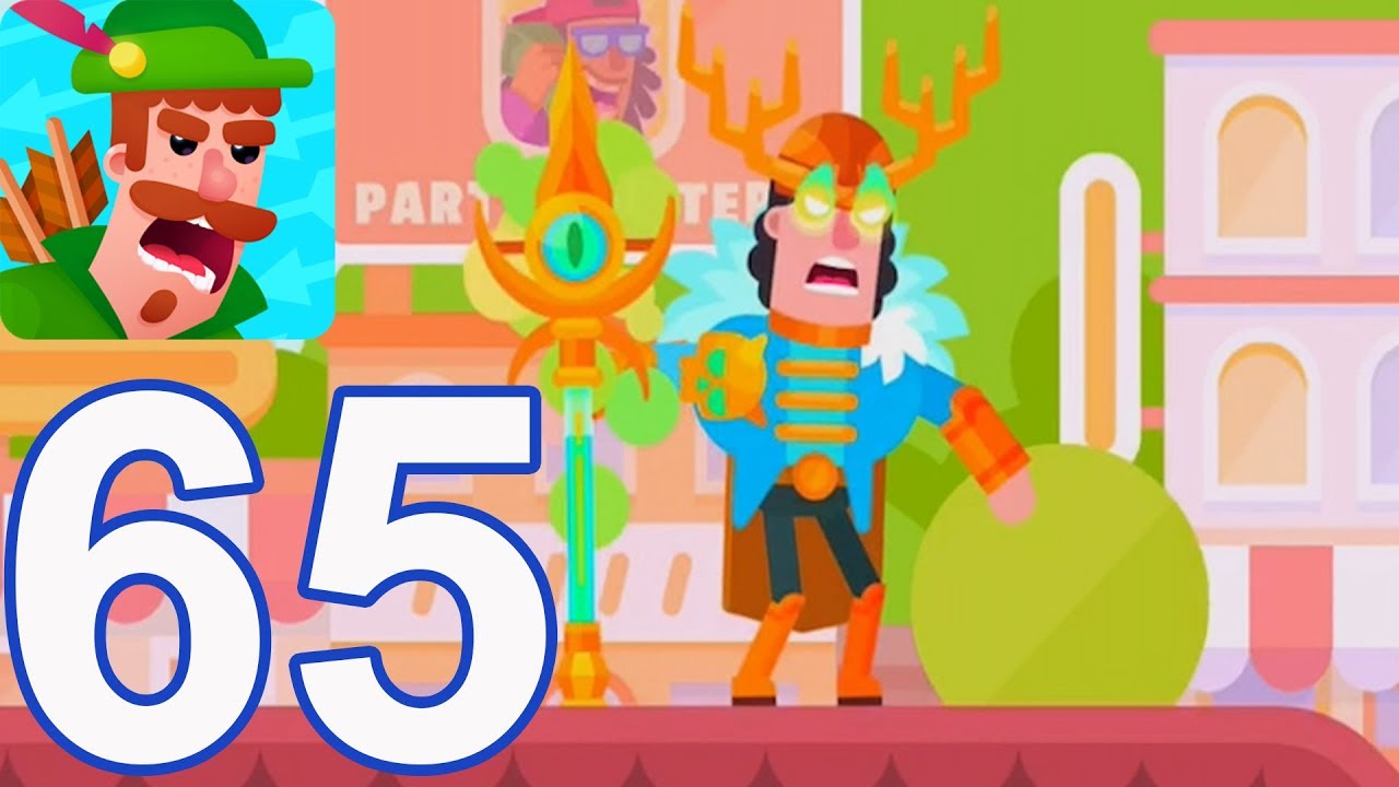 Bowmasters - Gameplay Walkthrough Part 65 - New Update ICE KING (iOs, android)