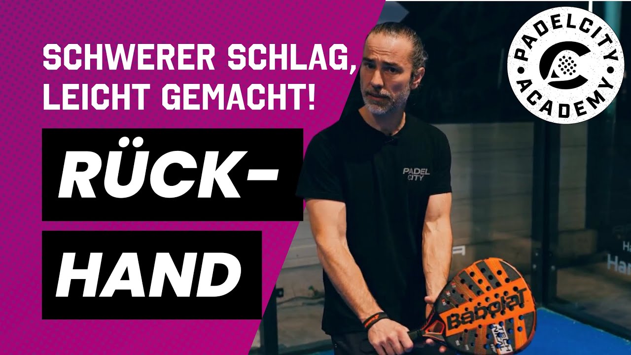 Padel RÜCKHAND Tipps & Tricks | Padel-Schlag