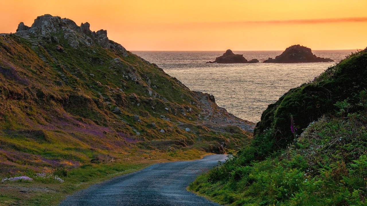 A drive down Cot Valley (dinosaur egg beach) St Just Cornwall